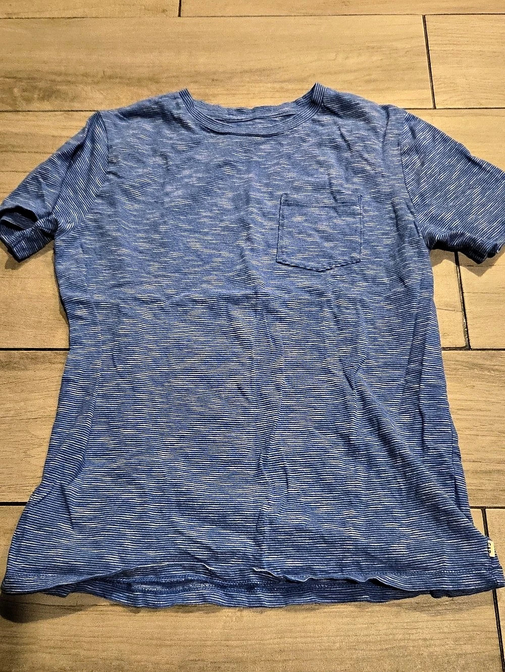 GapKids Kids Blue Striped Short Sleeve Tee